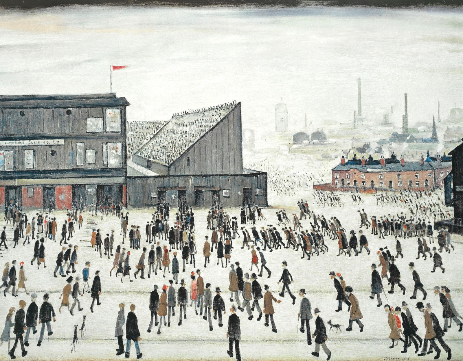 Laurence Stephen Lowry (British) Going to the Match (1 of 1)