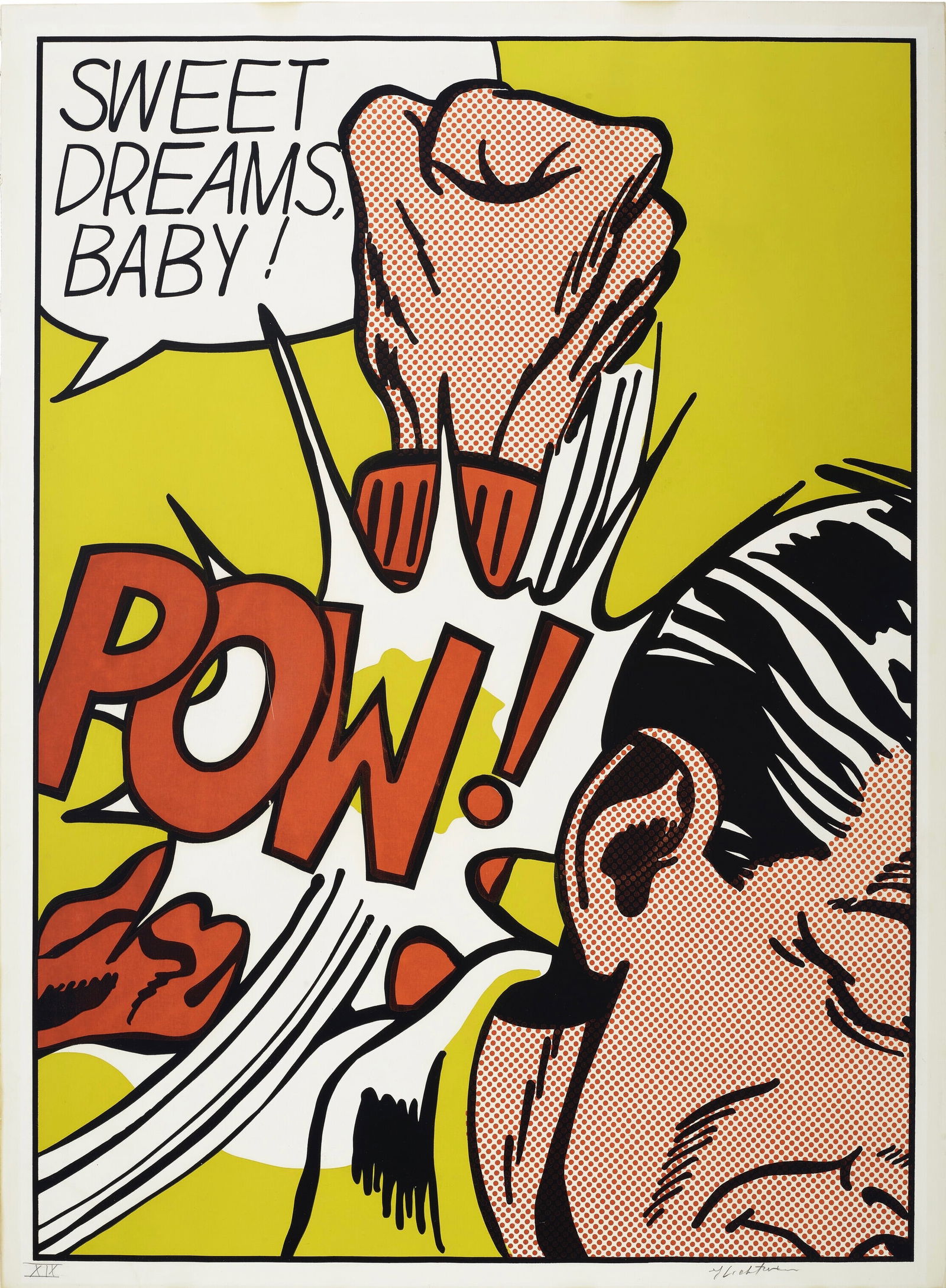ROY LICHTENSTEIN (1923-1997) Sweet Dreams Baby! (1 of 1)