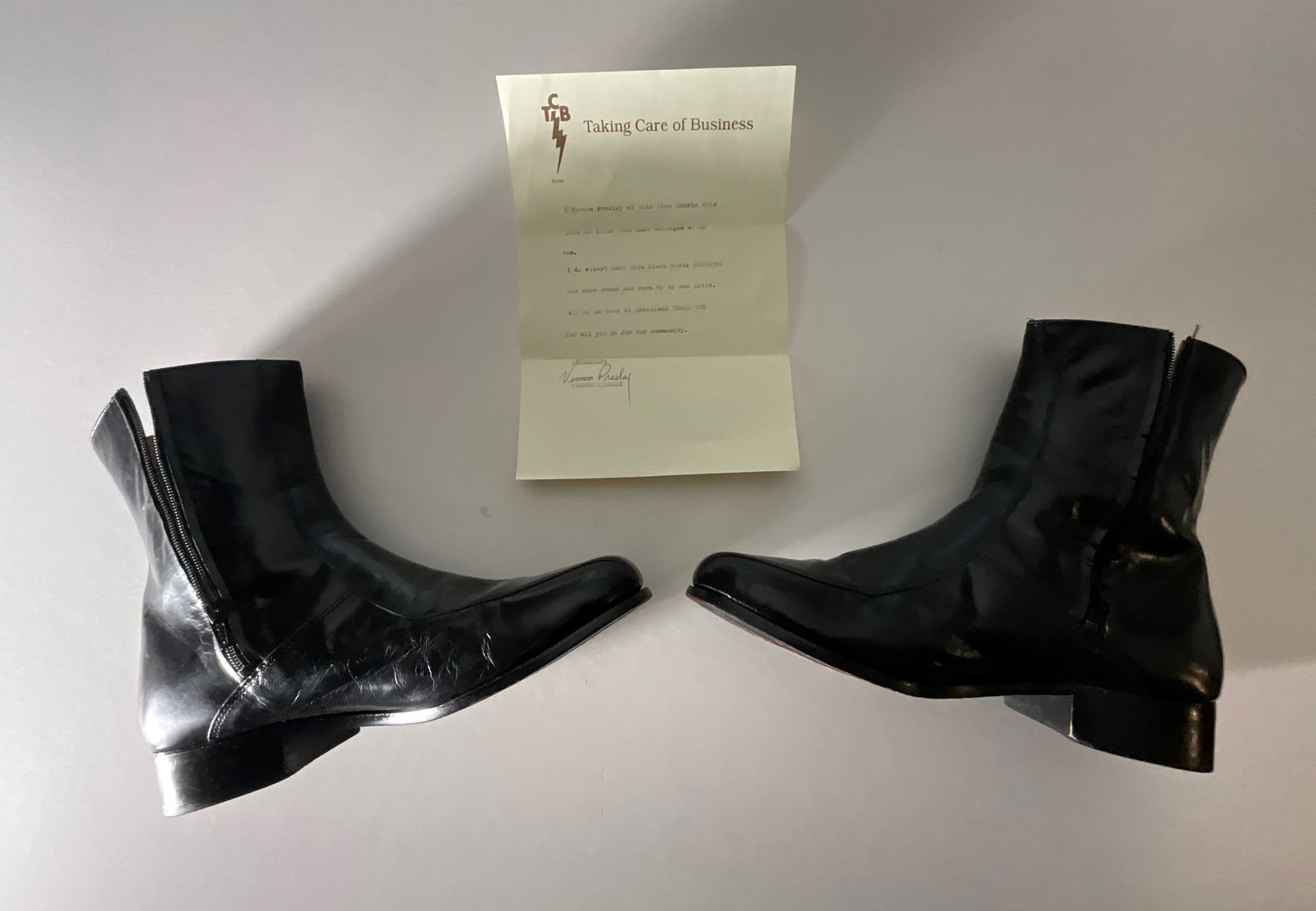 Elvis Presley owned / worn Black Boots (1 of 5)