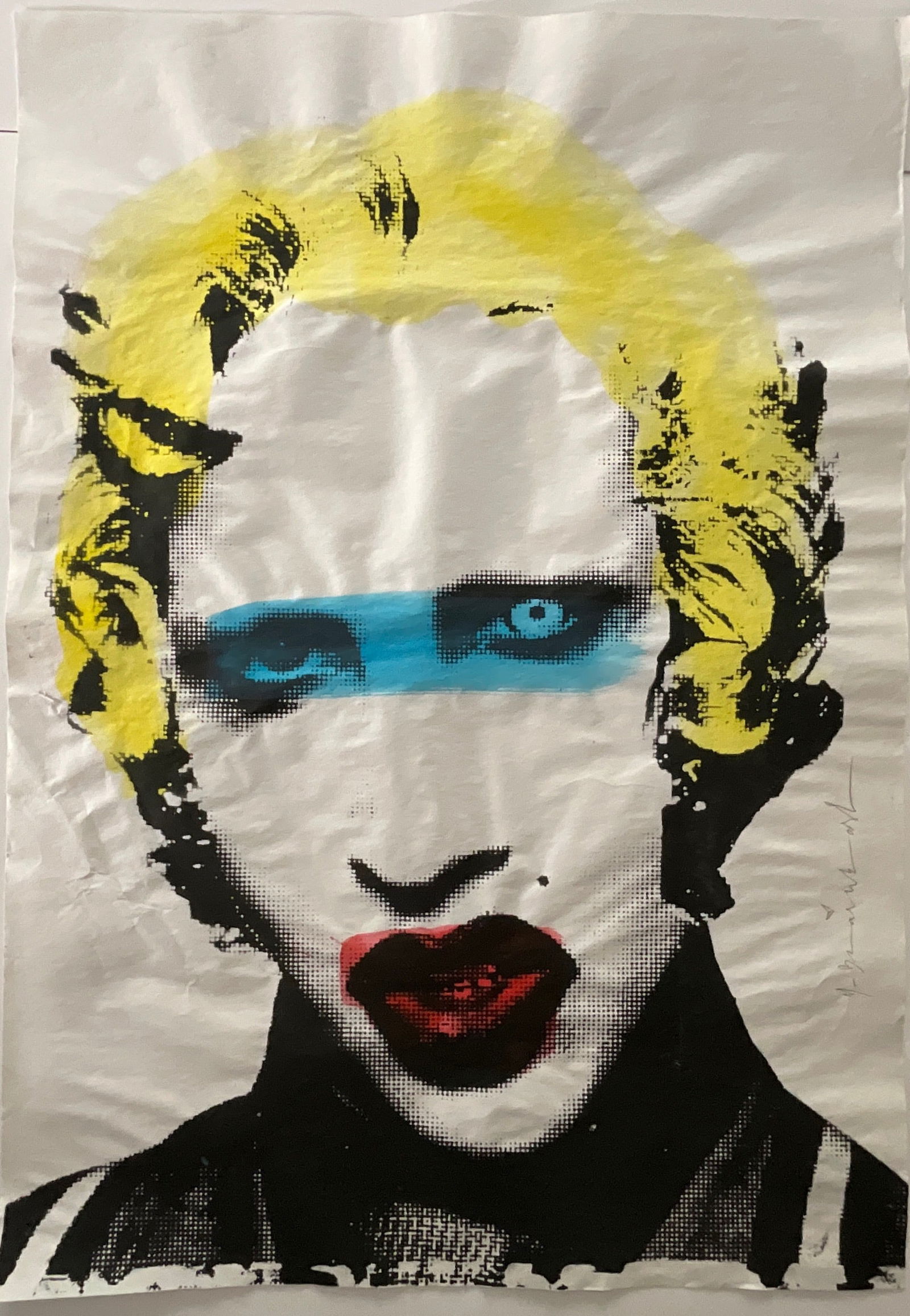 Mr. Brainwash Screenprint hand embellished painted (1 of 5)