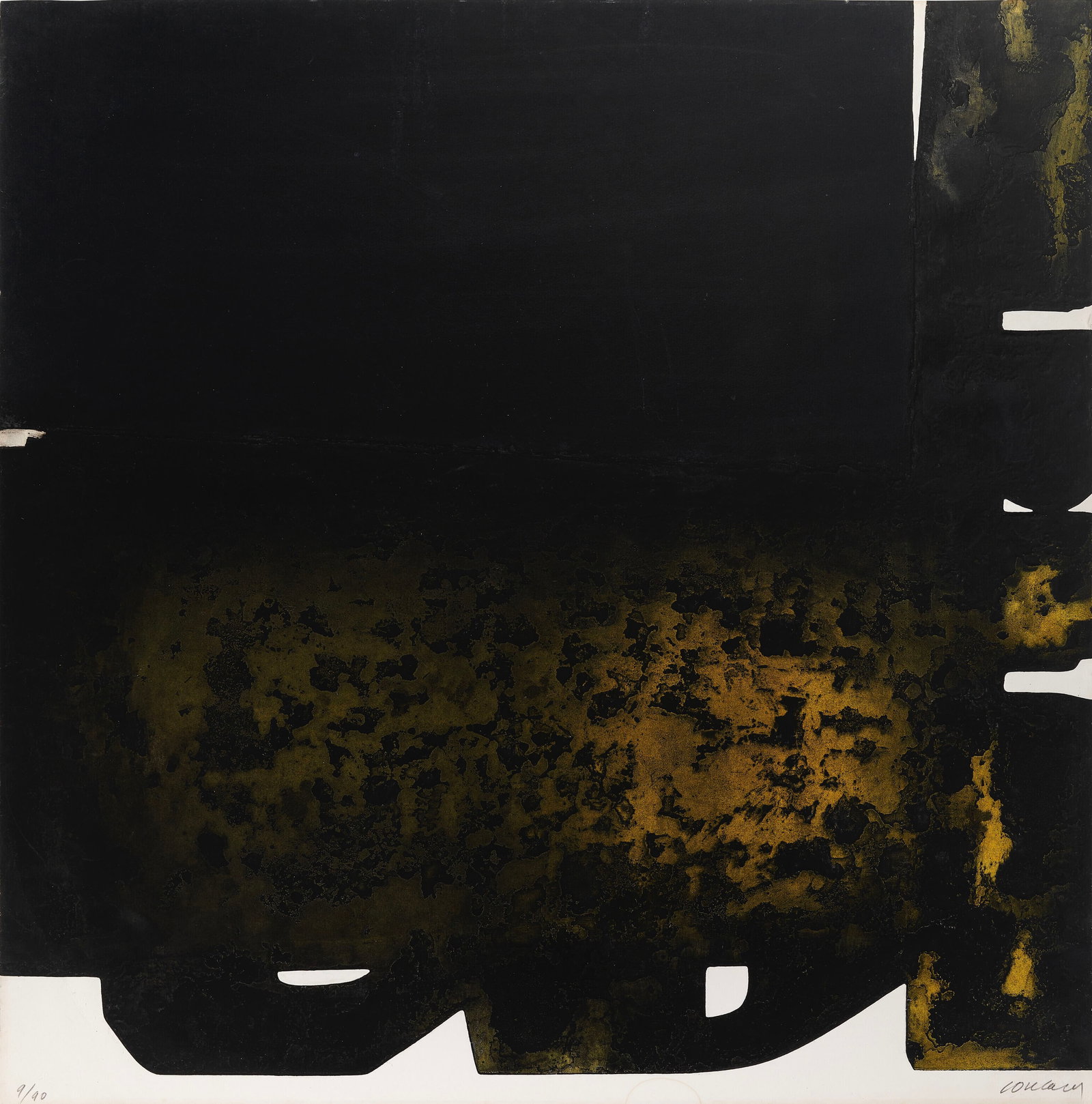 Pierre soulages offset lithograph (1 of 1)