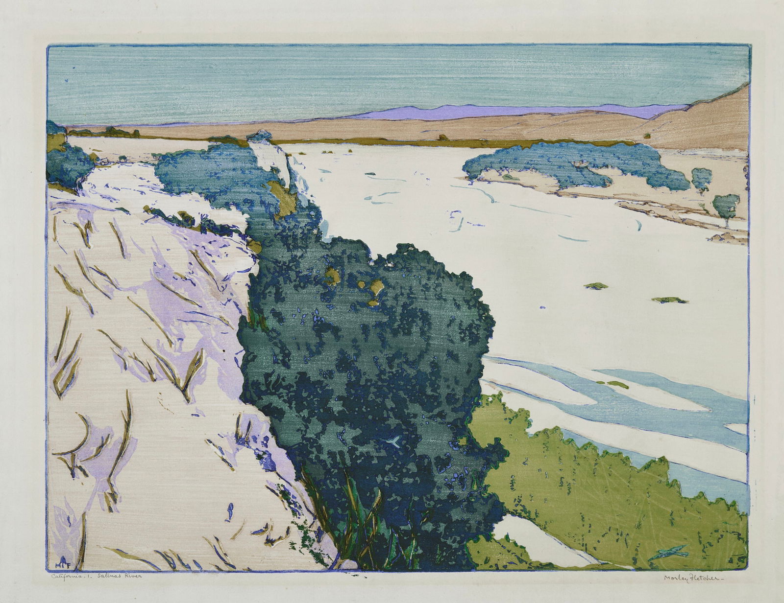 FRANK MORLEY FLETCHER (1866-1949)California No. 1 - Salinas River (1 of 1)