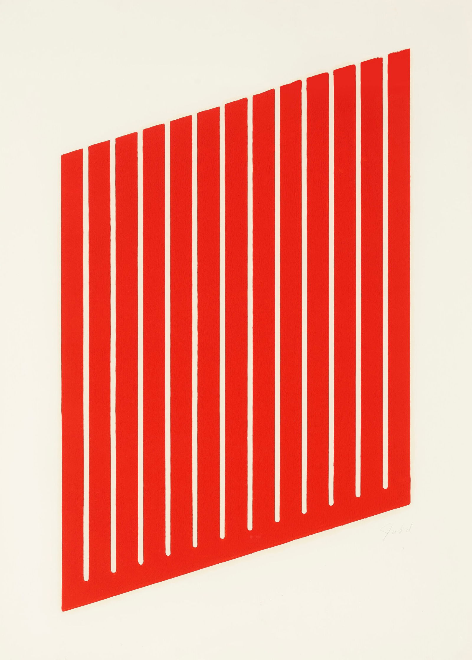 DONALD JUDD (1928-1994) Untitled: one print (1 of 1)