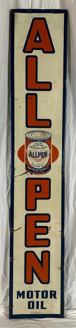 Bradford All-Penn Vertical Sign w/ Oil Can (1 of 5)