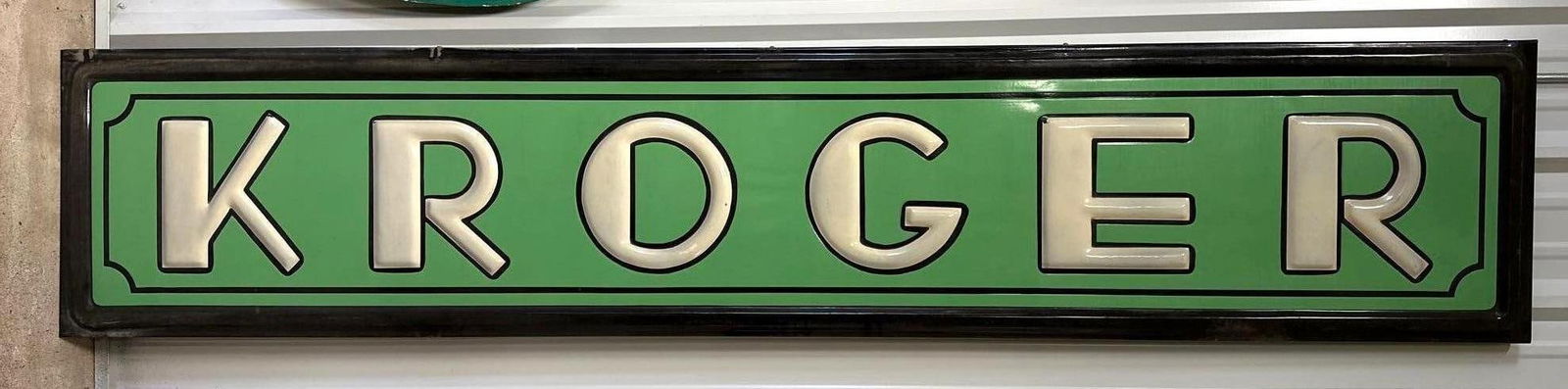 1930's Kroger Grocery  Porcelain Sign (1 of 2)