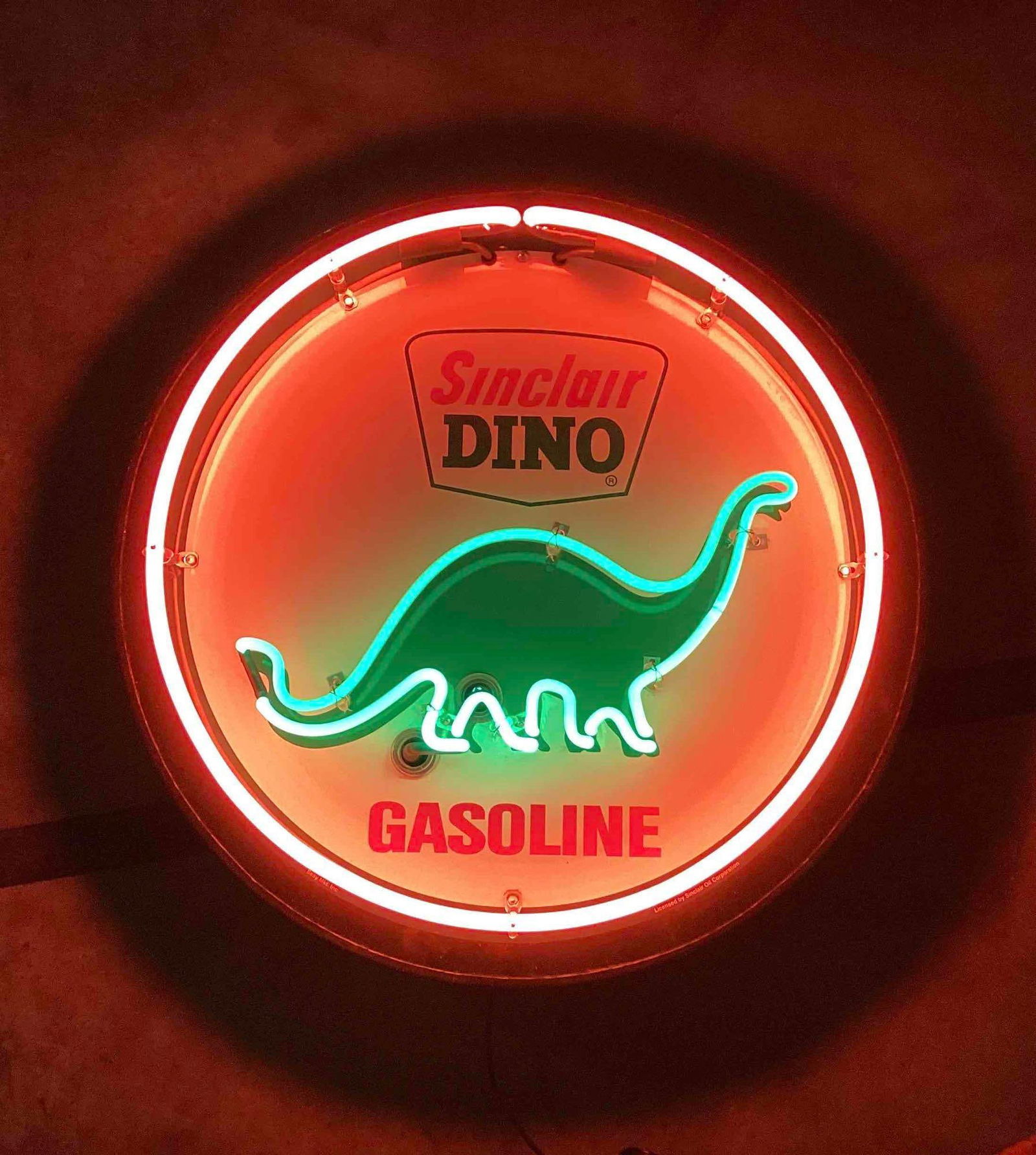 Sinclair Dino Neon Sign Auction