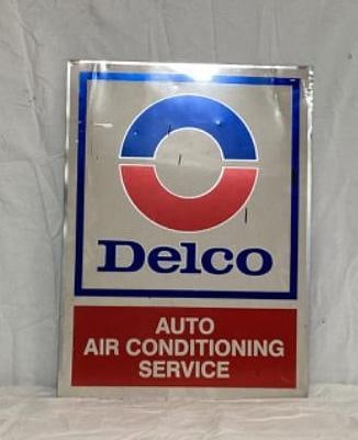 Delco Auto Air Conditioning Service Metal Sign (1 of 2)