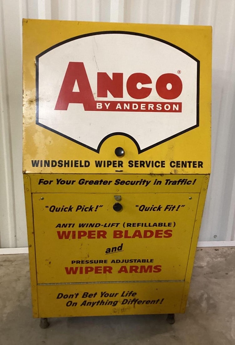 Anco Windshield Wiper Cabinet w/ Contents (1 of 3)