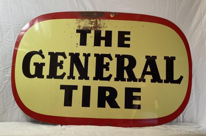 Large General Tire Metal Sign (1 of 2)