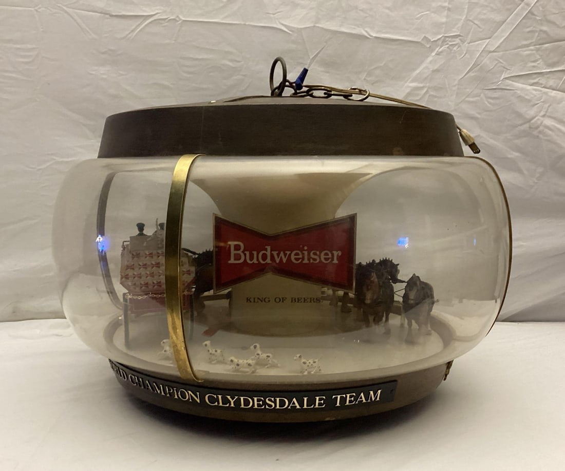 Budweiser Clydesdale Carousel Horse Lighted Sign (1 of 6)