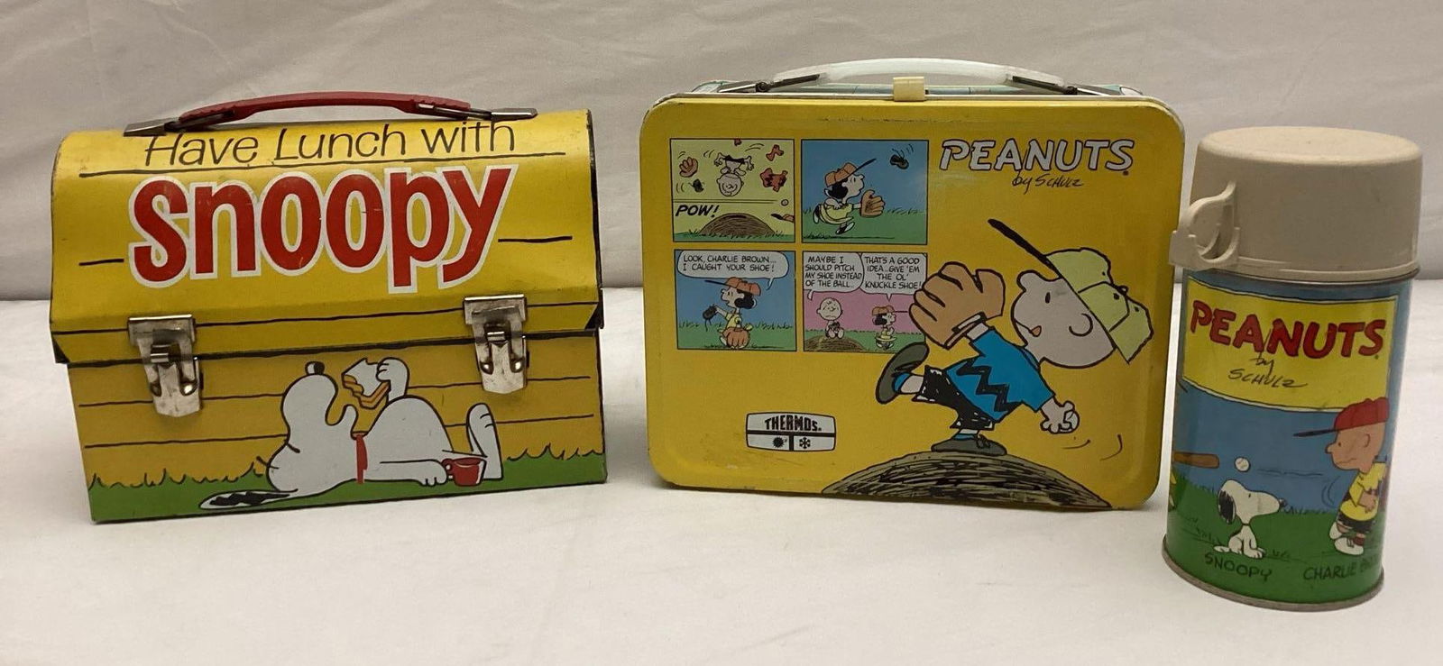 Snoopy & Peanuts Lunch Pails and Thermos (1 of 14)
