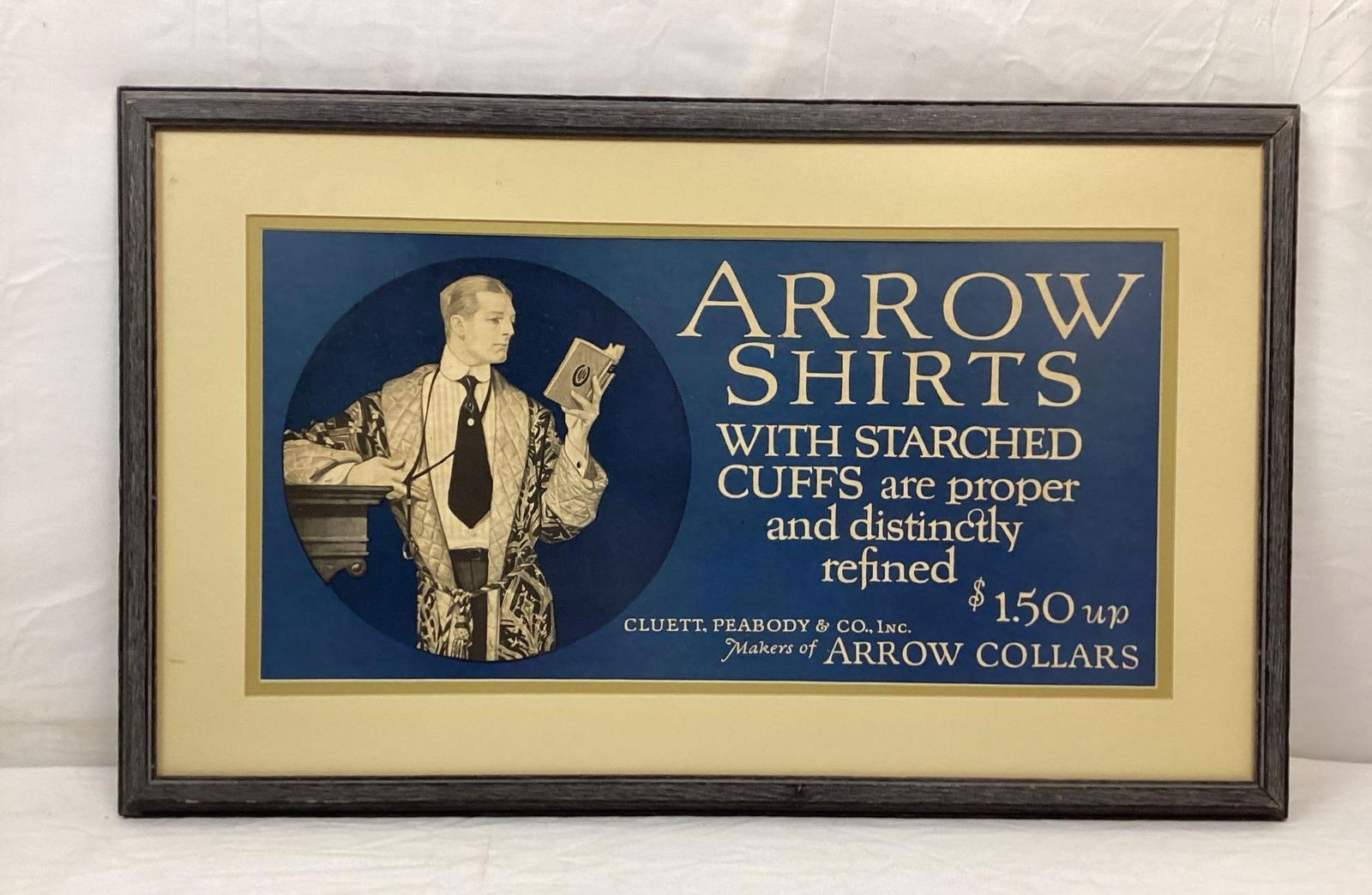 Early Arrow Starched Shirts Framed Sign (1 of 3)