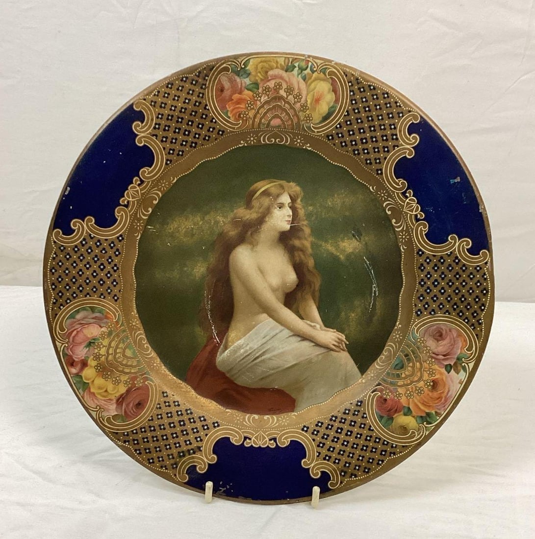 1920's Bruckner Brewing Wall Art Plate: Wall art plate compliments of Bruckman Brewing Company Cincinatti, Ohio. Advertises "Pure Malt Beer". Presents in condition and Measures 10”