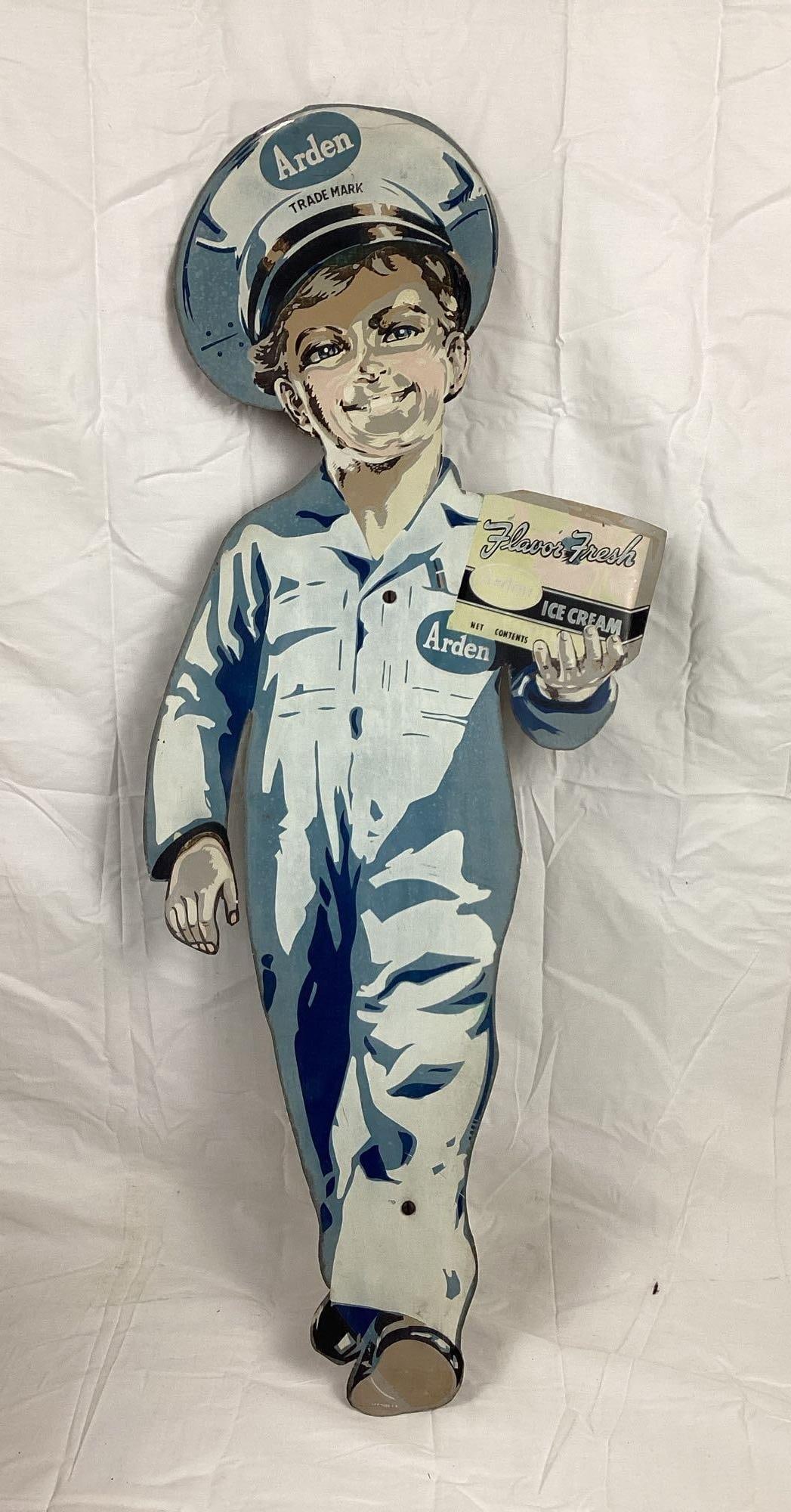 36" Arden Milk Delivery Figural Sign (1 of 4)