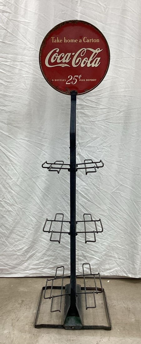 Coca-Cola Take Home a Carton 25 Cent Six Pack Bottle Rack (1 of 5)