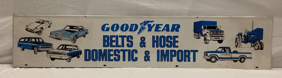 1983 Goodyear Belts & Hose Embossed Sign (1 of 3)