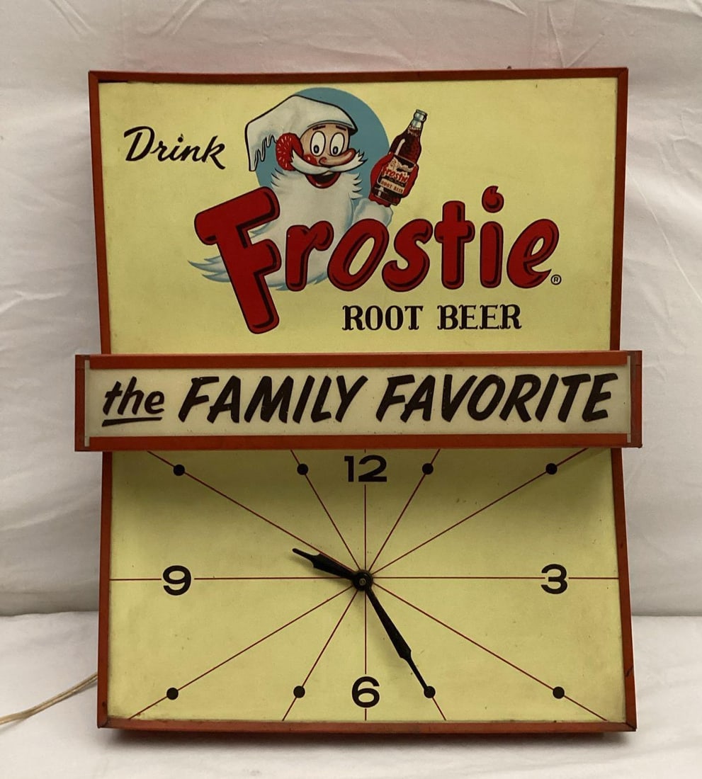 Frostie Root Beer Electric Clock (1 of 7)
