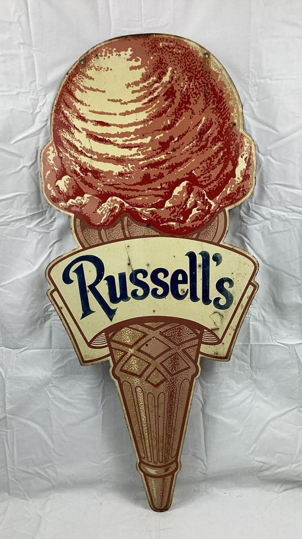 Russell's Ice Cream Cone Sign (1 of 2)