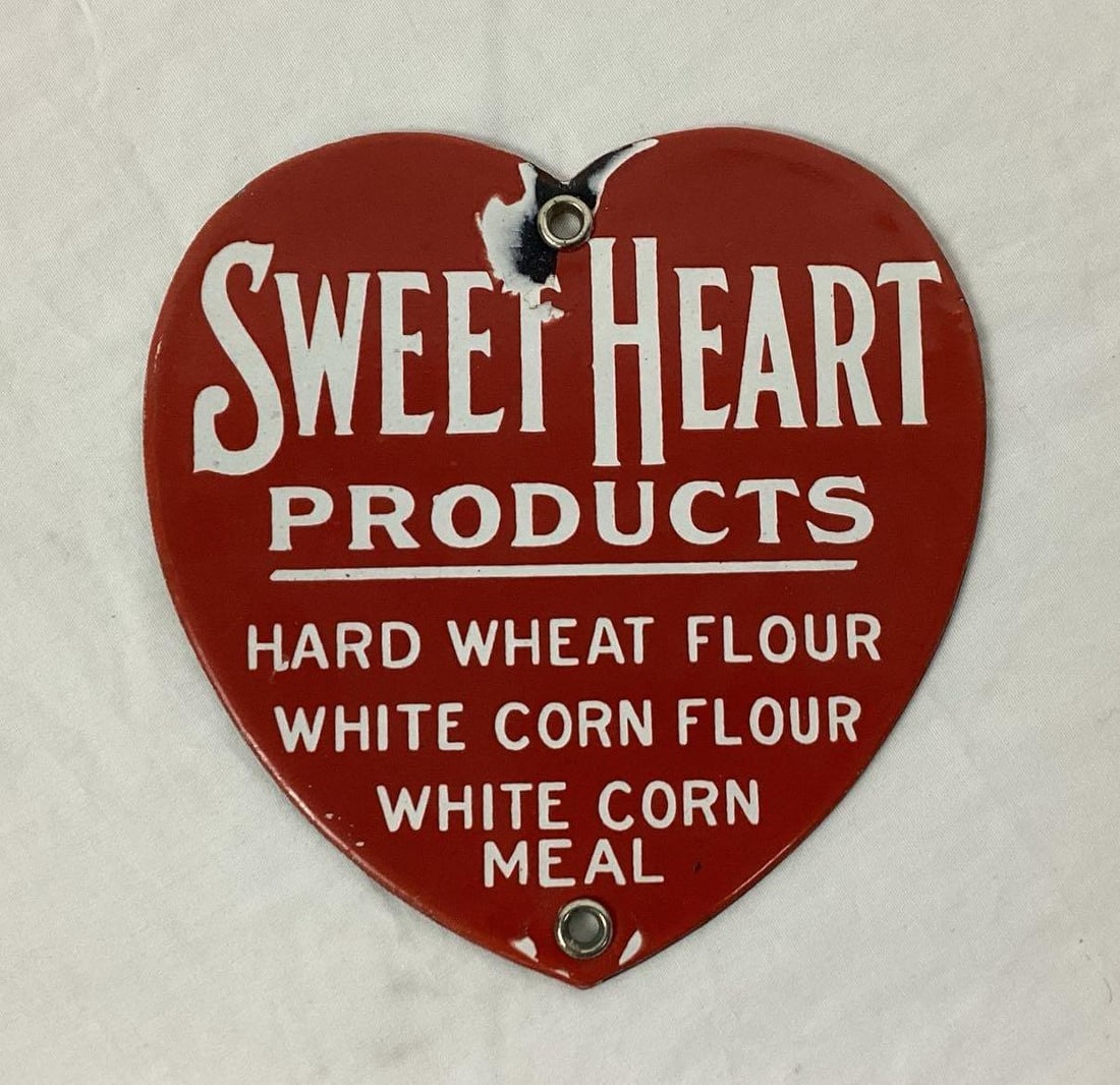 Sweetheart Flour Porcelain Sign Coffeyville, KS (1 of 2)