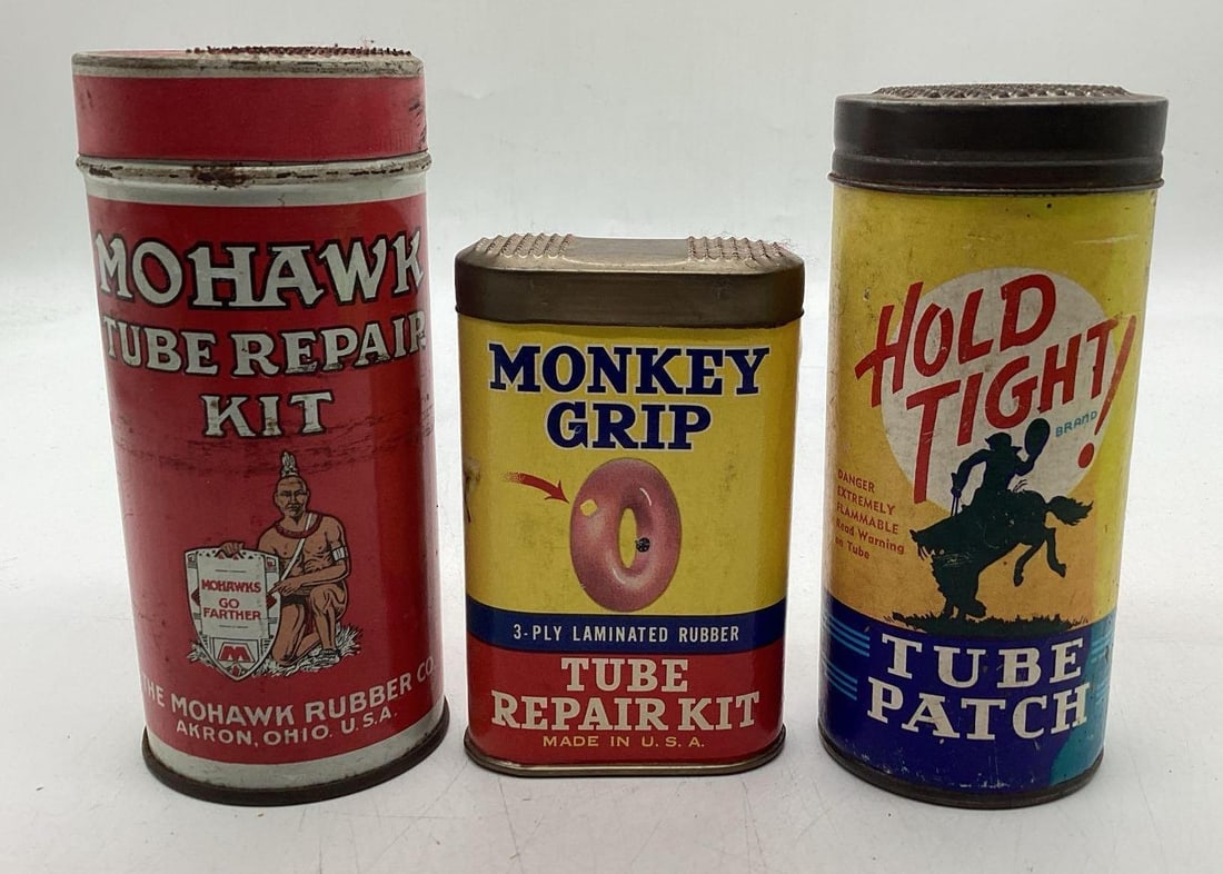 Mohawk, Monkey Grip and Hold Tight Tire Patch Kits (1 of 2)