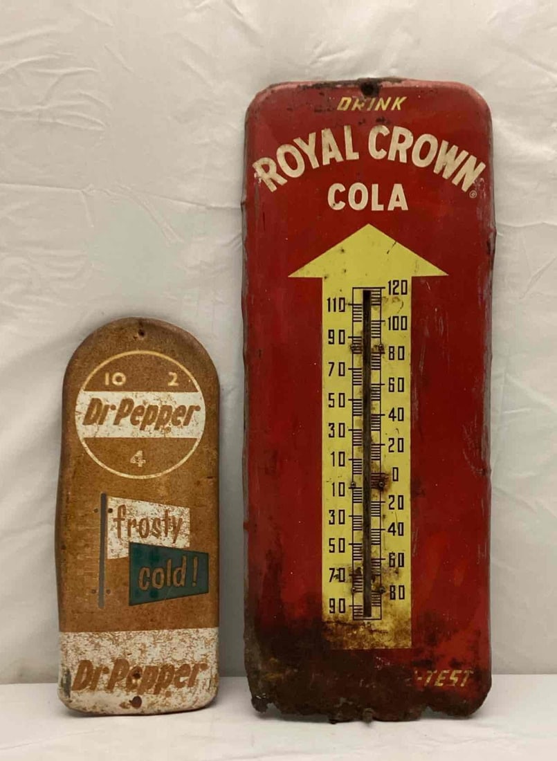 Dr Pepper and Royal Crown Thermometers (1 of 4)