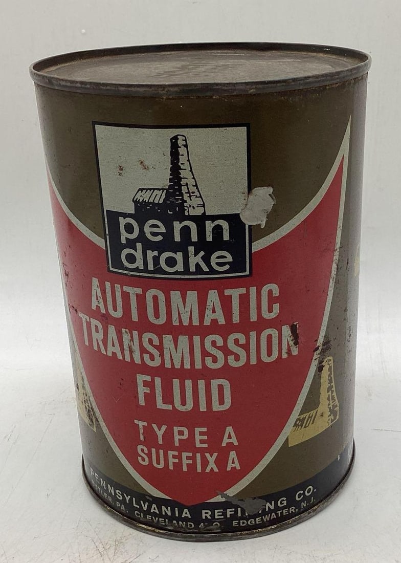 Penn-Drake ATF Quart Can w/ Derrick: Penn-Drake ATF Quart Can w/ Derrick