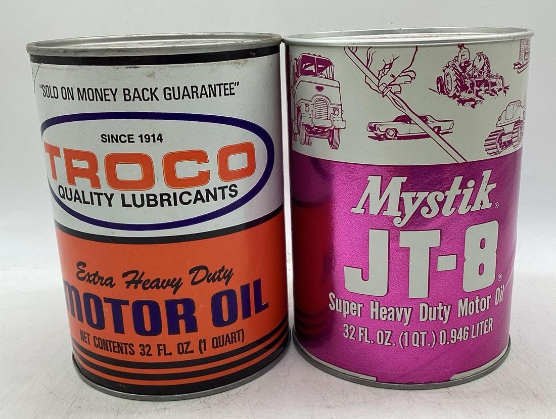 TROCO and Mystik Quart Oil Cans Tulsa and Oklahoma City (1 of 6)