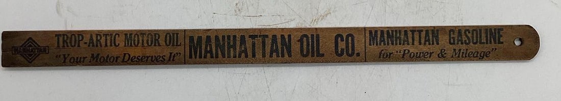 Manhattan Gasoline Model T Tank Measuring Stick (1 of 2)
