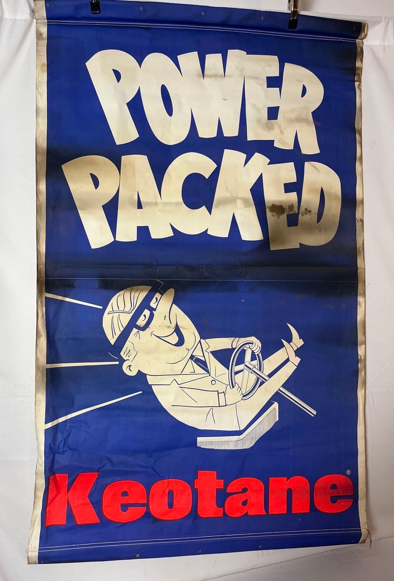 Skelly "Power Packed' Keotane Banner: Skelly "Power Packed' Keotane Banner