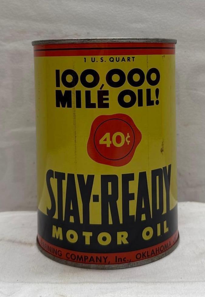 Salyer 100,00 Mile Oil 40 Cent Pricer Quart Can (1 of 6)