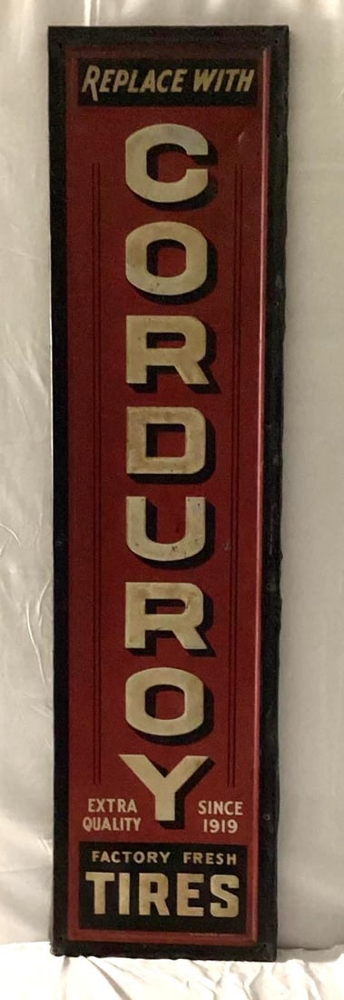 Corduroy "Replace with Factory Fresh" Vertical Sign (1 of 6)