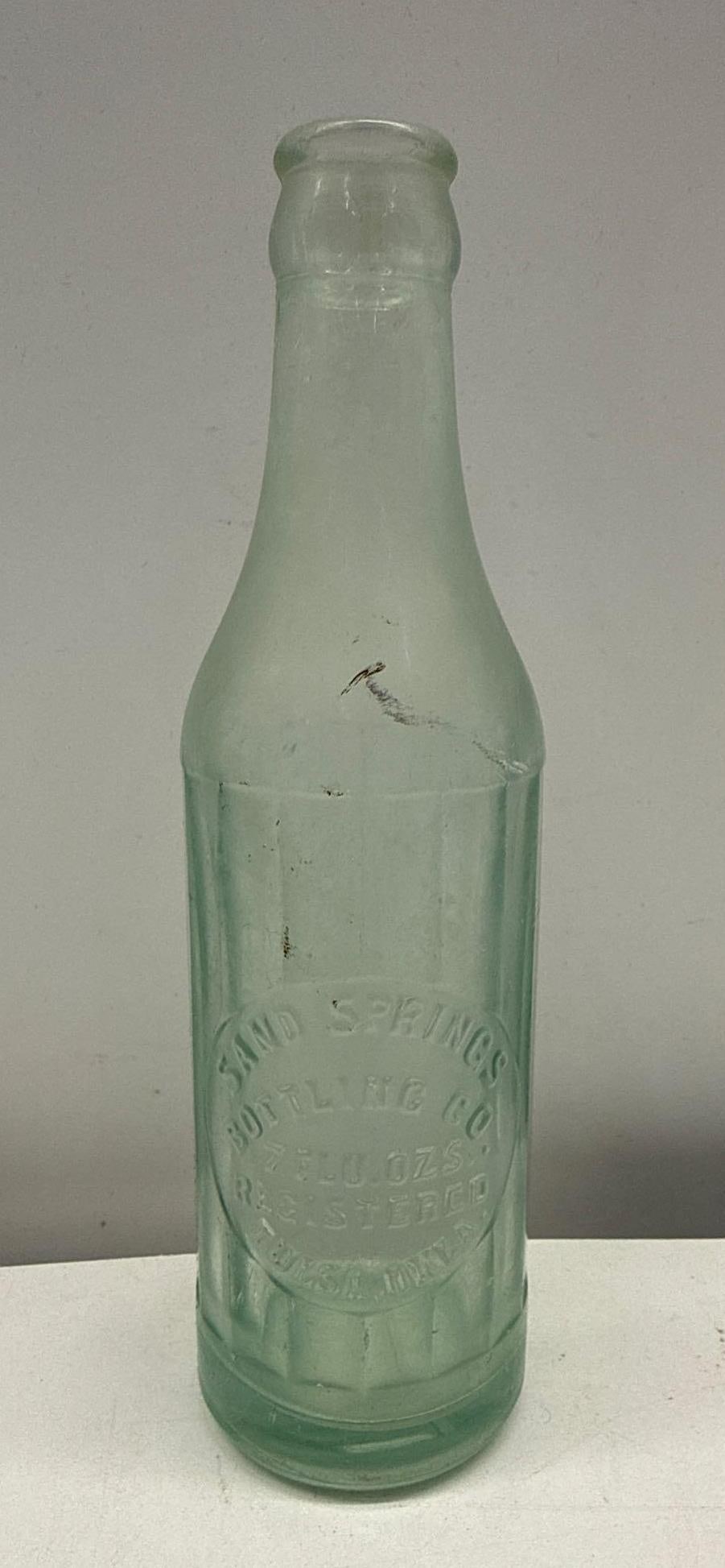 1920's Sand Springs Bottling Company Soda Bottle Tulsa, OK (1 of 7)