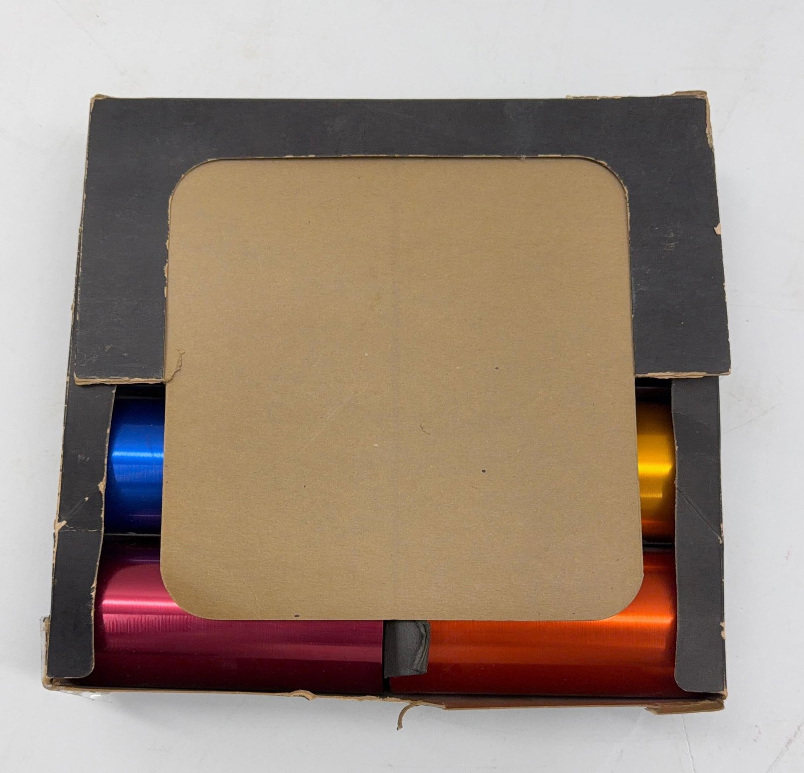 NOS Mid-Century Aluminum Tumbler Counter Display - 6