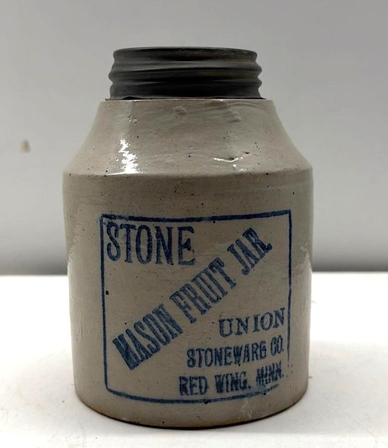 Stone Mason Fruit Jar Red Wing, Minnesota - 2