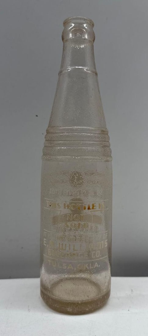 E.R. Williams 12oz Soda Bottle Tulsa, Oklahoma - 3