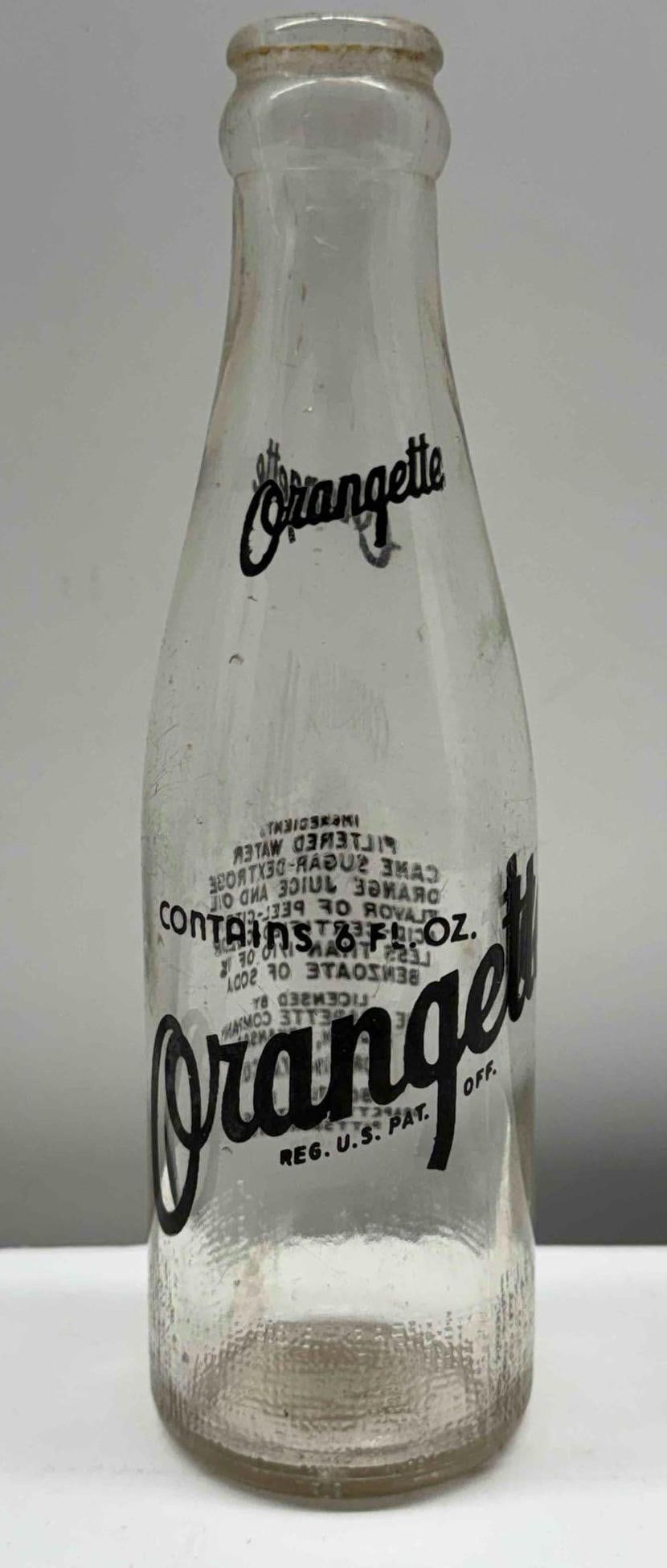 Orangette 6oz Soda Bottle Camden, Arkansas: Orangette 6oz Soda Bottle Camden, Arkansas