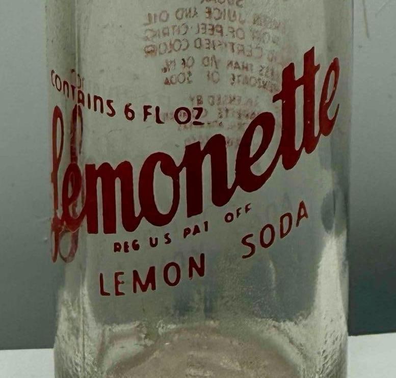 Lemonette 6oz Soda Bottle Camden, Arkansas - 3