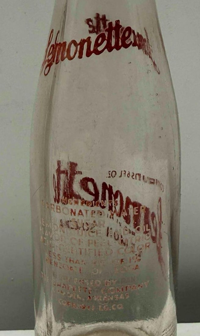 Lemonette 6oz Soda Bottle Camden, Arkansas - 4