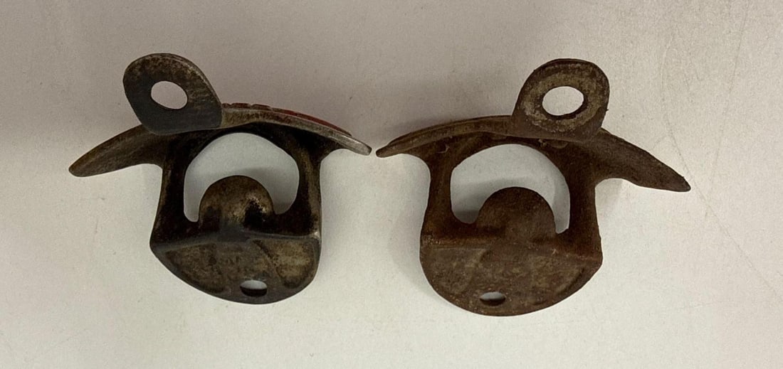 Two Coca-Cola Wall or Machine Mount Bottle Openers - 2