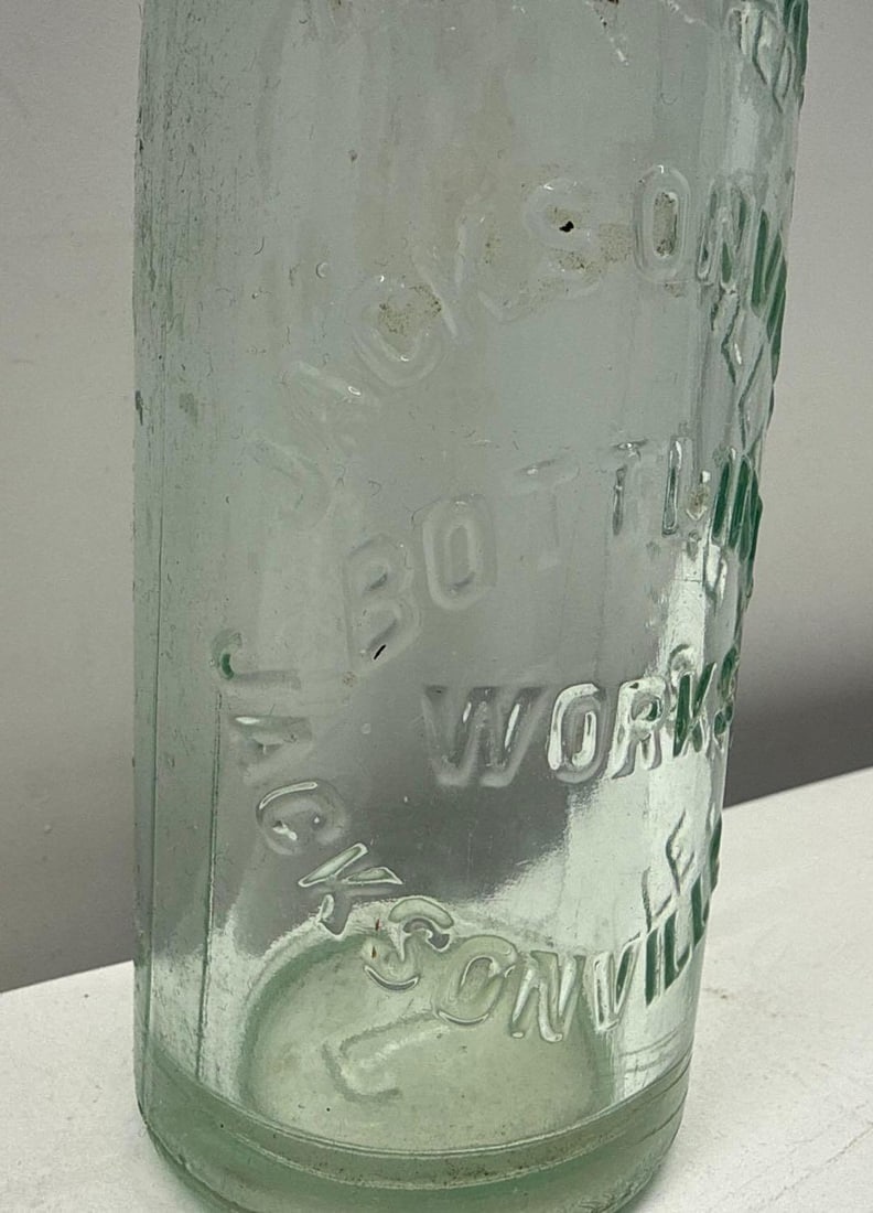Jacksonville Bottling Works Soda Bottle Jacksonville, Texas - 2