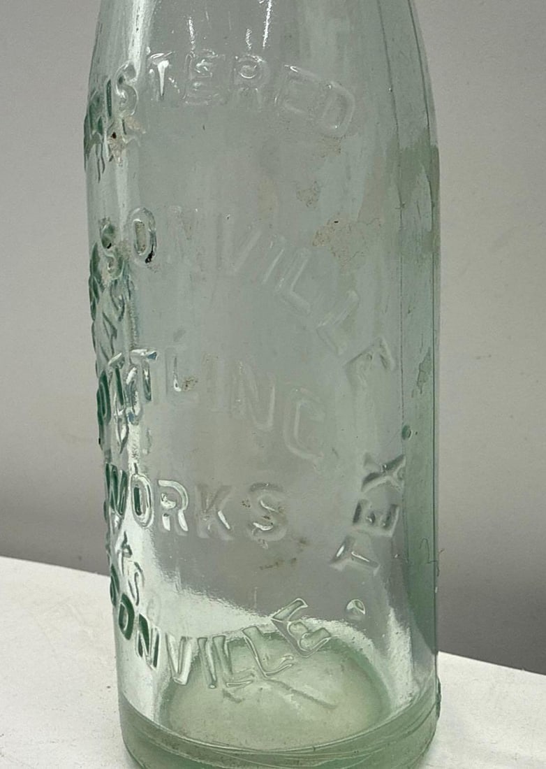 Jacksonville Bottling Works Soda Bottle Jacksonville, Texas - 3