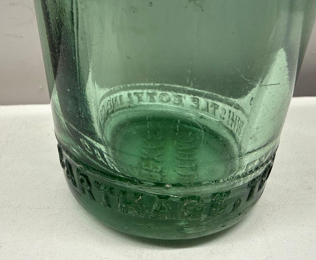 1920's Whistle Soda Bottle Carthage, Texas - 3