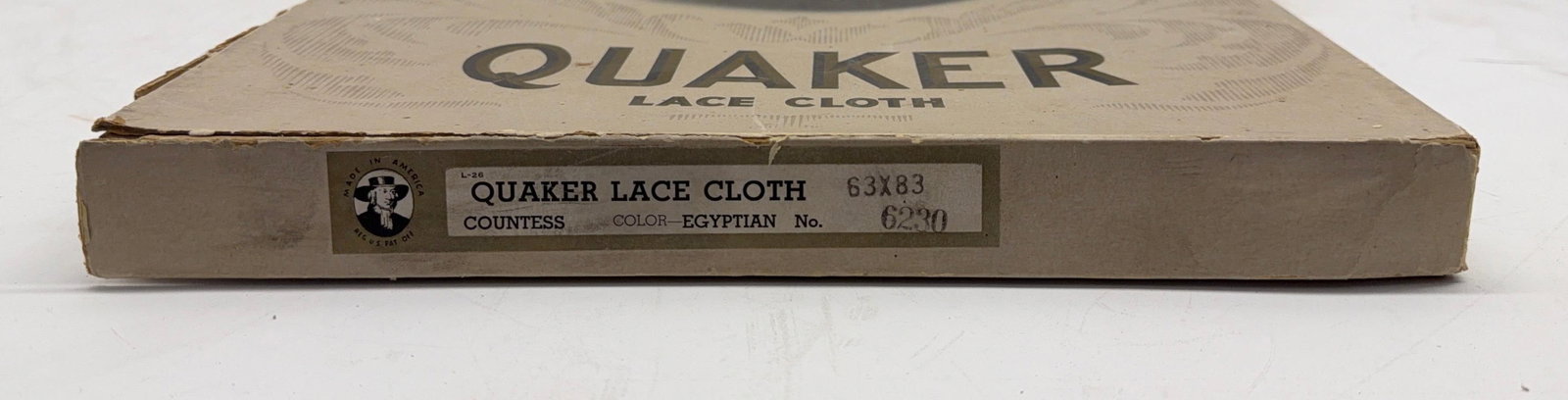 Early Mercantile Quaker Lace Cloth Box - 4