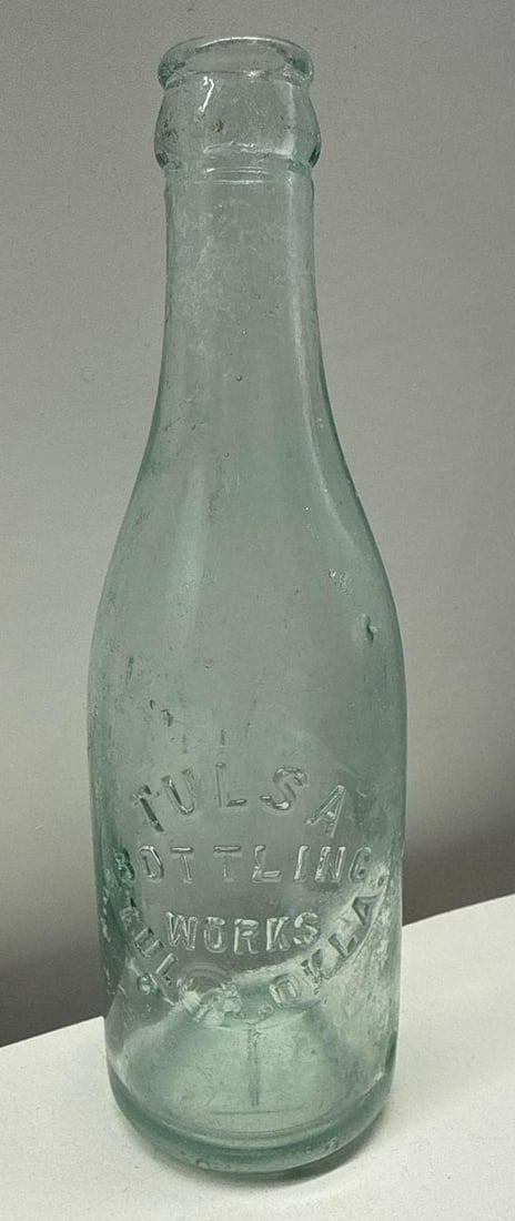 1920's Tulsa Bottling Works Soda Bottle Tulsa, Oklahoma (1 of 7)
