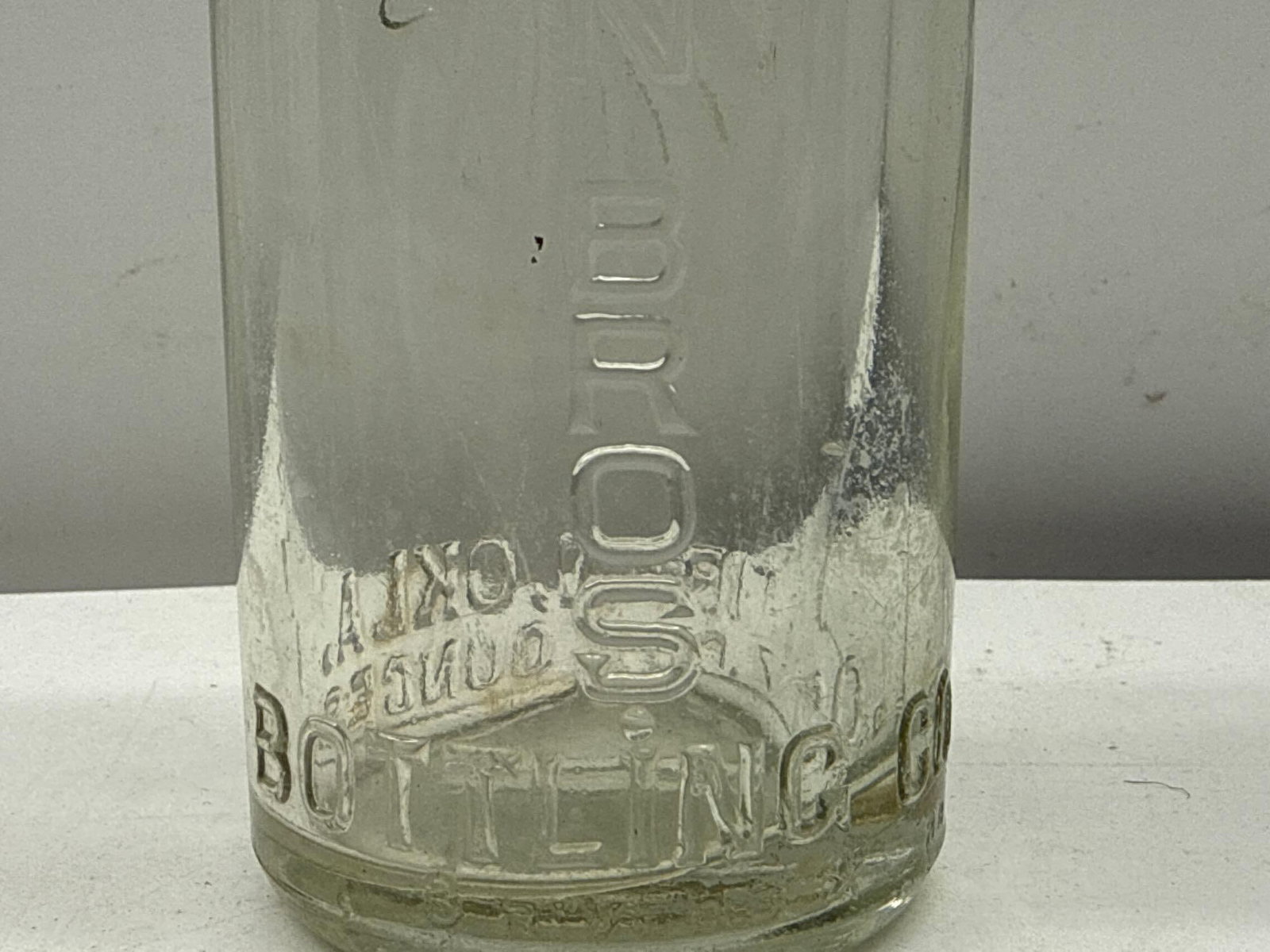 1920's Testervan Bros. Soda Bottle w/ Native American Tipton, OK - 7