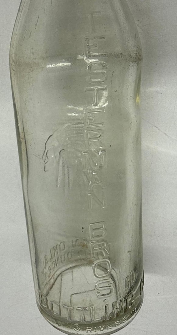 1920's Testervan Bros. Soda Bottle w/ Native American Tipton, OK - 8