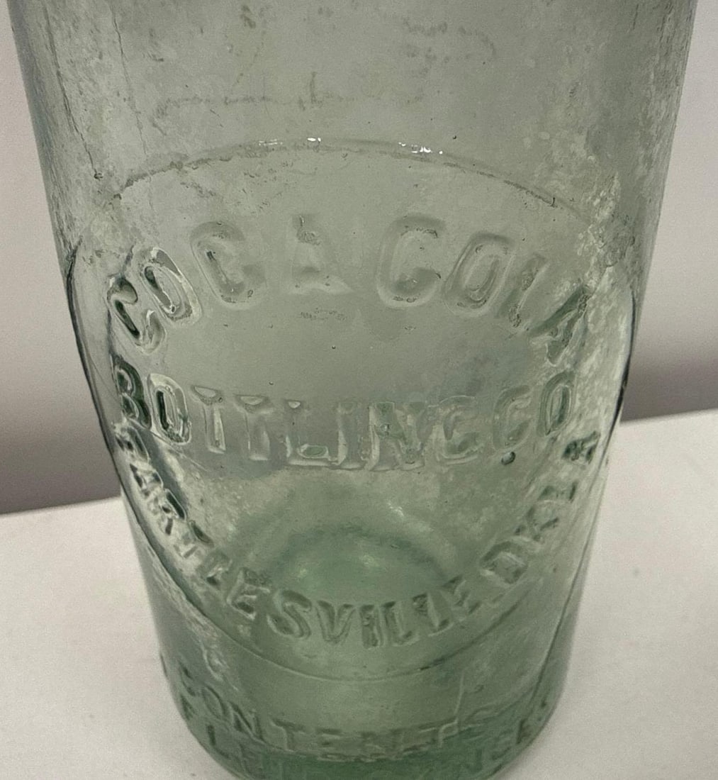 Early Coca-Cola Bottling Company Soda Bottle Bartlesville, OK - 2