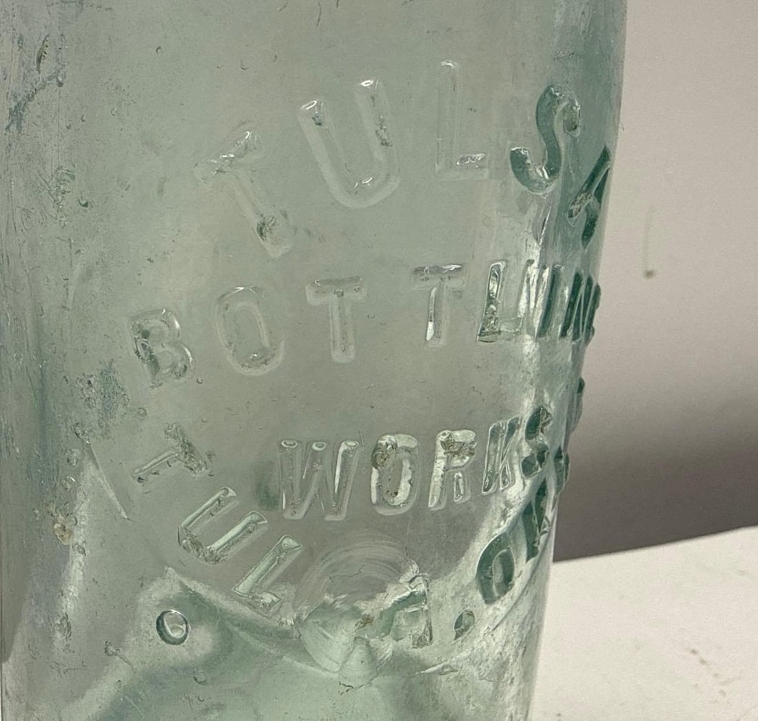 1920's Tulsa Bottling Works Soda Bottle Tulsa, Oklahoma - 2