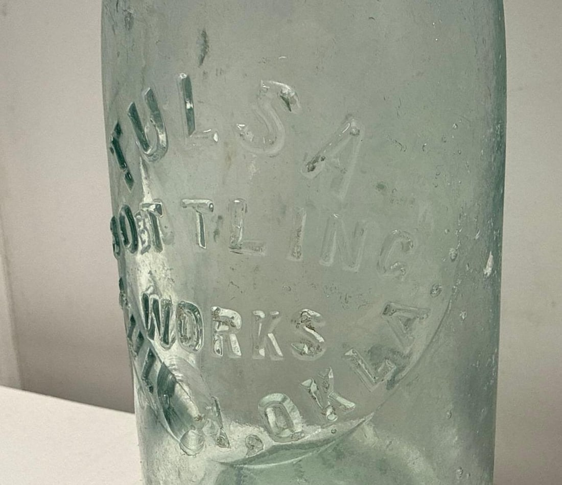 1920's Tulsa Bottling Works Soda Bottle Tulsa, Oklahoma - 3