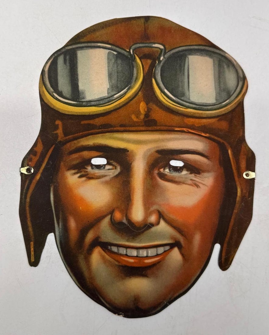 1920's Dr Pepper Aviator Halloween Mask (1 of 3)